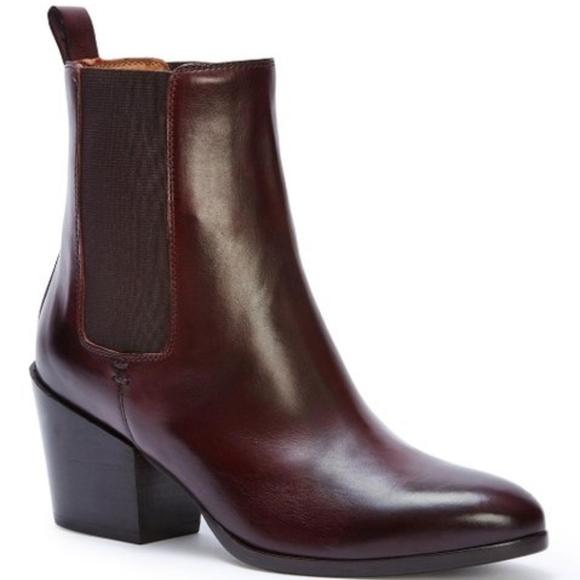 Timeless Frye Bordeaux Chelsea Booties - Picture 2 of 9
